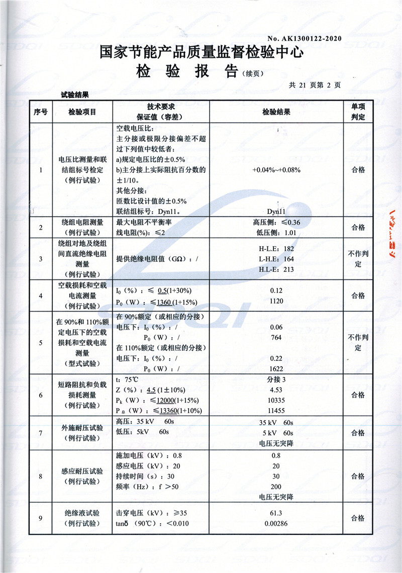 高低压试验报告-S11-1250涉县涉县涉县油浸式变压器-2.jpg